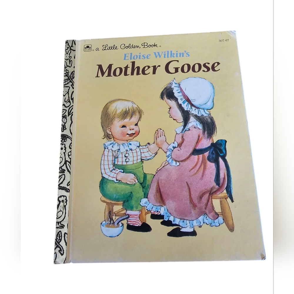 Vintage Little Golden Book Mother Goose Eloise Wilkin  Classic Children’s Book‎